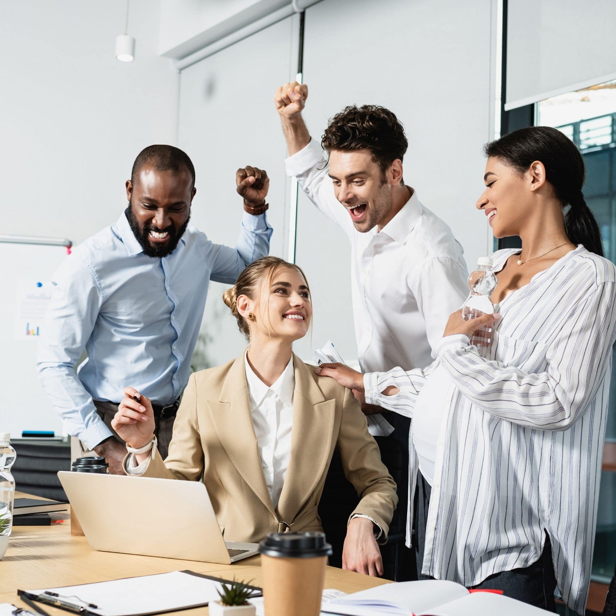 celebrating marketing success